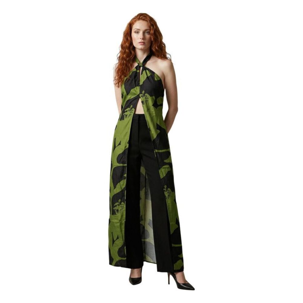 Replay Bicolor Viscose Long Women's Dress